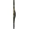 Ekena Millwork Pompeii Ceiling Medallion (Fits Canopies up to 2"), Hand-Painted Green Gold, 18 7/8"OD x 1 1/2"P CM18POGGS - alternate 3